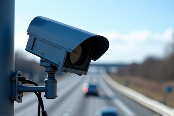 Highway camera system used for vignette enforcement.