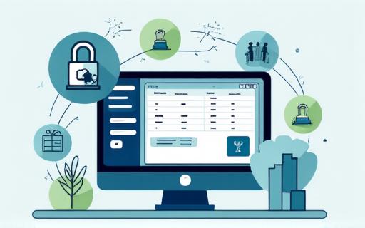 Illustration of a secure online purchase for a Czech vignette.